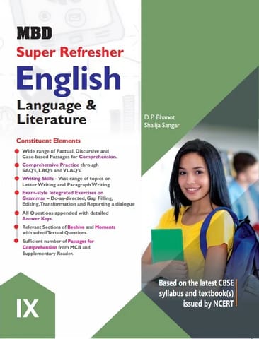 MBD SUPER REFRESHER ENGLISH LANG AND LITERATURE CLASS 9