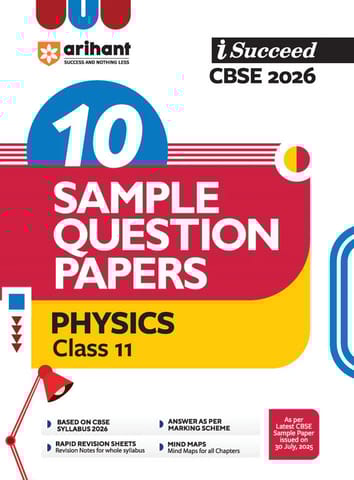 Class 11 Physics I Succeed Sample Paper CBSE | Arihant | Latest Edition