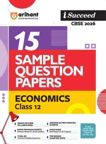 Arihant Sample paper I Succeed CBSE Economics Class 12 | Latest Edition
