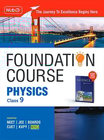 Foundation Course Class 9 Physics Book (Edition 2026) For IIT JEE, NEET, NSO Olympiad, CUET, KVPY and Boards