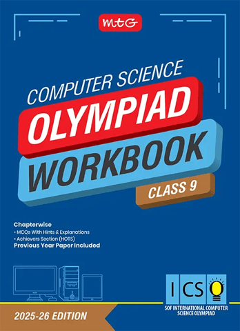 Class 9 International Computer Science Olympiad (ICSO) Workbook for 2026 Exam with MCQs and Achievers Section