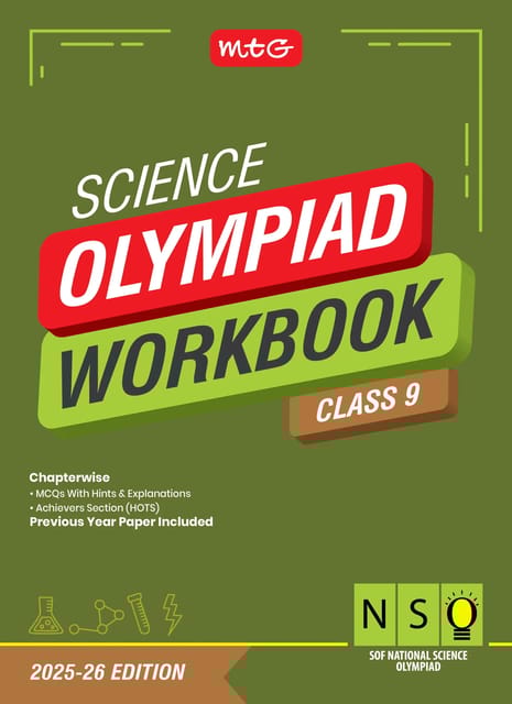 MTG National Science Olympiad (NSO) Workbook with MCQs and Achievers Section Class 9 | Latest Edition