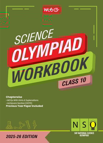 Class 10 National Science Olympiad (NSO) Workbook for 2026 Exam with MCQs and Achievers Section