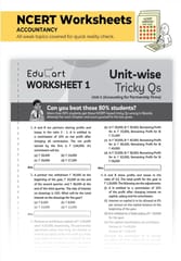 Educart CBSE Class 12 Accountancy Sample Paper with solved papers and exam practice sets | Latest Edition