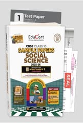 Educart CBSE Class 10 Social science Sample Paper with solved papers and exam practice sets | Latest Edition