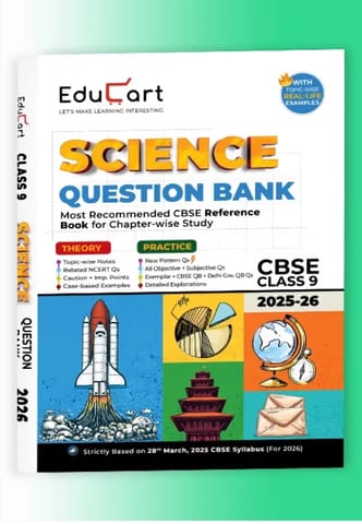 Educart CBSE Science Question Bank Class 9 | Latest Edition