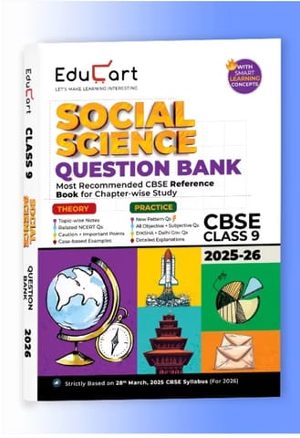 Educart CBSE Social Science Question Bank Class 9 | Latest Edition