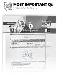 Educart PRAYAS CBSE Class 12 Chapterwise Most Important Questions (PYQs) - Physics, Chemistry, Mathematics and English Core | Latest Edition
