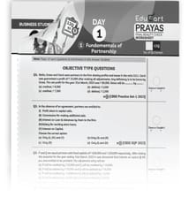 Educart PRAYAS CBSE Class 12 Chapterwise Most Important Questions (PYQs) - Accountancy, Business Studies, Economics and English Core | Latest Edition