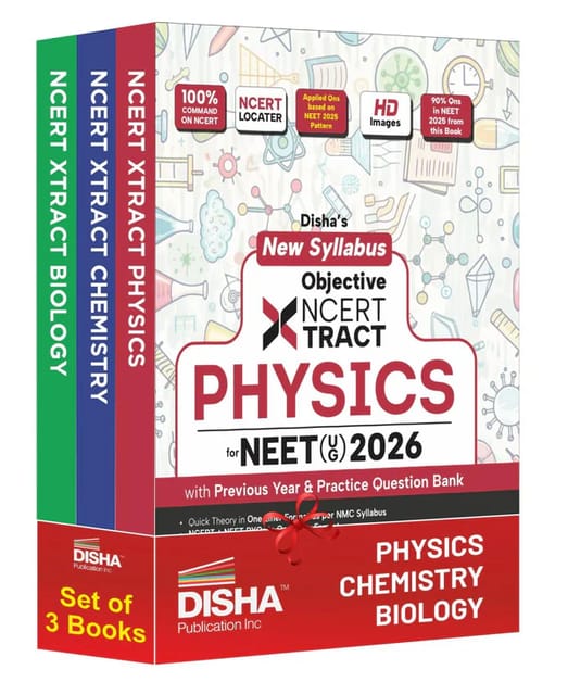 Disha NCERT Xtract Physics, Chemistry and Biology for NEET | Latest Edition