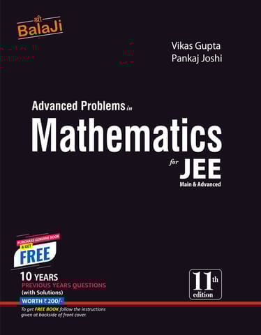 Advanced Problems in Mathematics for JEE Copyright Shri Balaji Publications | All Rights Reserved.