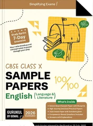 English (Language and Literature) Sample Papers CBSE Class 10 Exam 2026