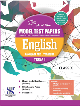 Saraswati Me 'n' Mine Model Test Papers English 10 and 12 | Latest Edition