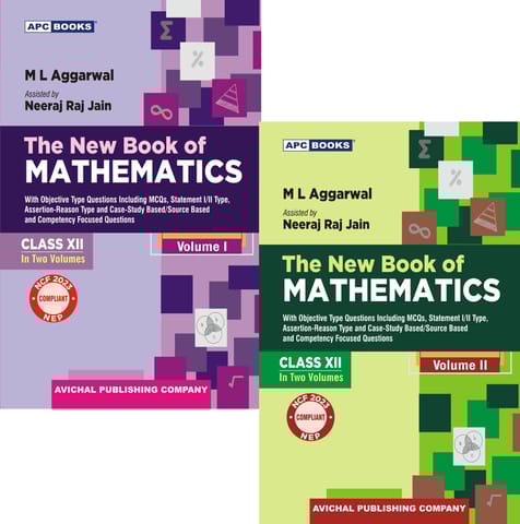 APC The New Book of Mathematics Class 12 (Volume 1 and 2 Set)
