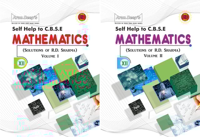 Arun Deep Self Help CBSE Class 12 Mathematics | Solution of RD Sharma