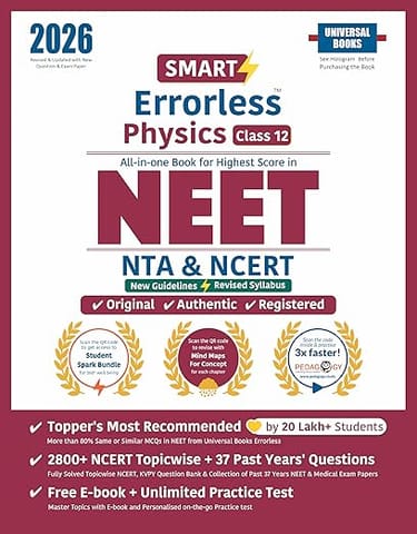 Class 12 Errorless Physics NEET | Universal Books | Latest Edition
