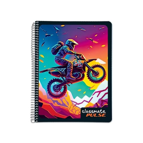 Classmate Notebook Spiral (160 Pages) | Single Line I Size 24 x 18 cm