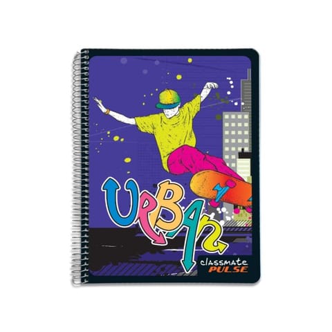 Classmate Notebook Spiral Unruled (302 Pages) Plain | Size 29.7 x 21 cm