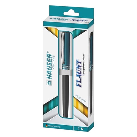 Hauser Flaunt Ball Pen | Blue | Pack of 1