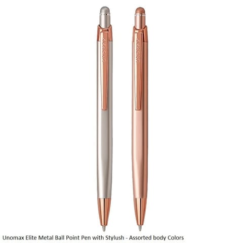 Unomax Elite Metal Body Ball Pen | Blue | Pack of 1