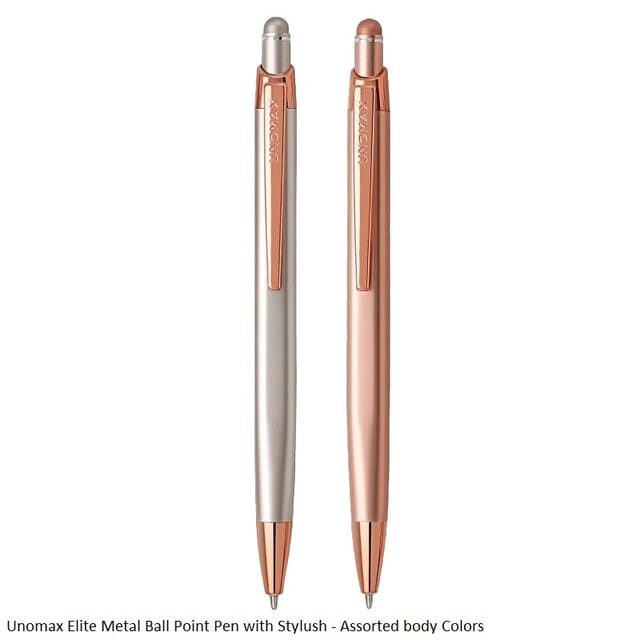 Unomax Elite Metal Body Ball Pen | Blue | Pack of 1
