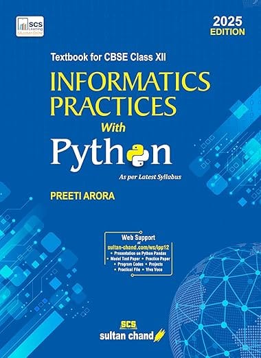 Sultan Chand Informatics Practices with Python Class 12 | Latest Edition