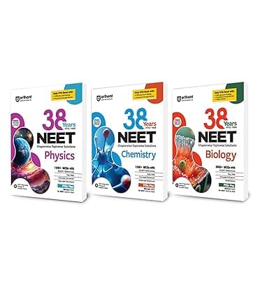 Arihant 38 Years NEET Physics, Chemistry, Biology | Latest Edition