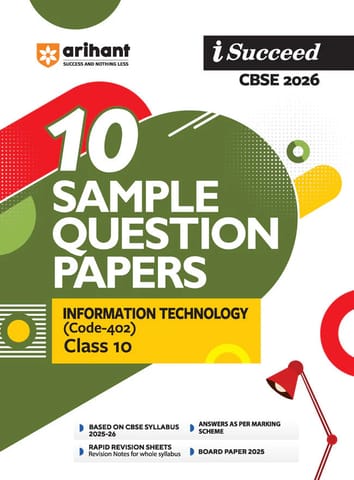 Class 10 Information Technology I Succeed Sample Paper CBSE | Arihant ...
