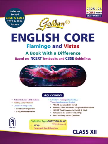 Class 12 English Flamingo and Vistas Golden Guide | Latest Edition