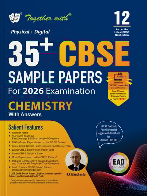 Class 12 Chemistry Together with EAD 35+ cbse Sample Papers | Rachna Sagar | Latest Edition