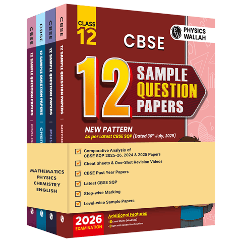 PW Cbse 12 Sample Questions Papers Physics, Chemistry, Mathematics and English Core Class 12 | Latest Edition