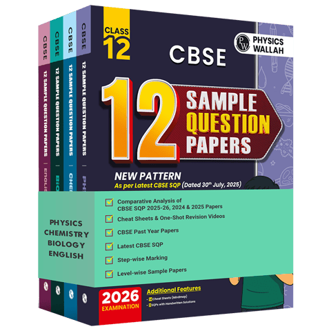 PW Cbse 12 Sample Questions Papers Physics, Chemistry, Biology and English Core Class 12 | Latest Edition