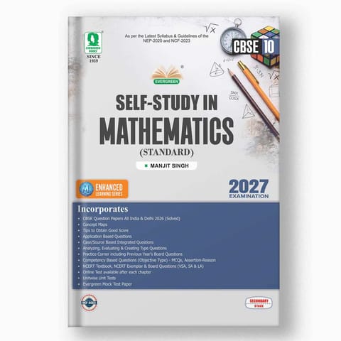Self Study Mathematics (Standard) Class 10 | Evergreen | Latest Edition