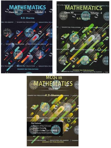 RD Sharma Class 12 Mathematics volume 1, volume 2 and MCQ | Dhanpat Rai | Latest Edition