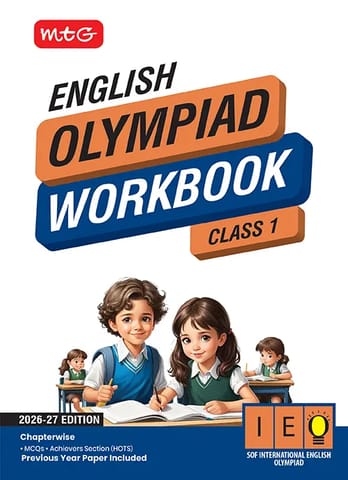 MTG International English Olympiad (IEO) Workbook Class 1 | Latest Edition