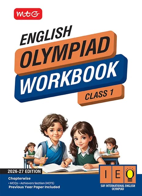 MTG International English Olympiad (IEO) Workbook Class 1 | Latest Edition