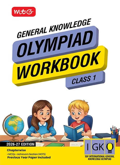 MTG International General Knowledge Olympiad (IGKO) Workbook Class 1 | Latest Edition
