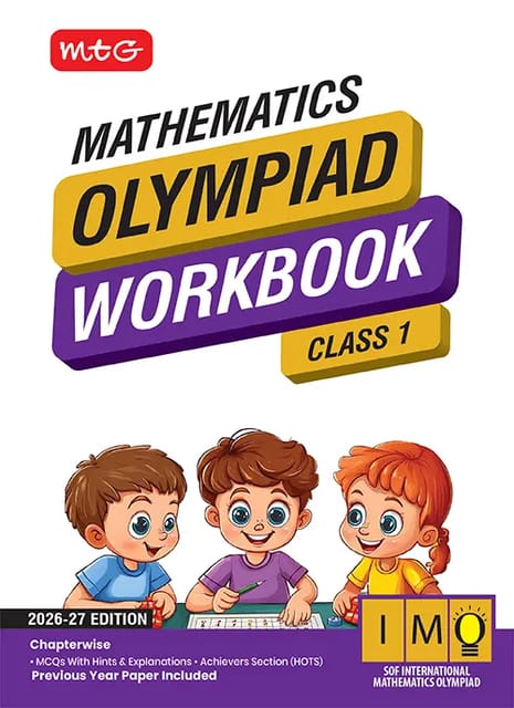 MTG International Mathematics Olympiad (IMO) Workbook Class 1 | Latest Edition