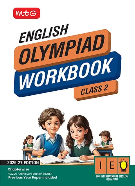 MTG International English Olympiad (IEO) Workbook Class 2 | Latest Edition