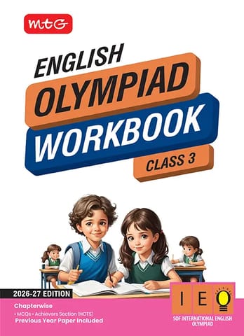 MTG International English Olympiad (IEO) Workbook Class 3 | Latest Edition
