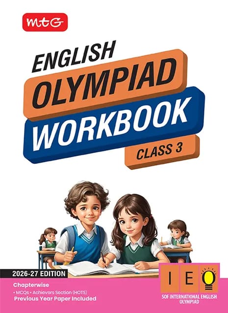 MTG International English Olympiad (IEO) Workbook Class 3 | Latest Edition