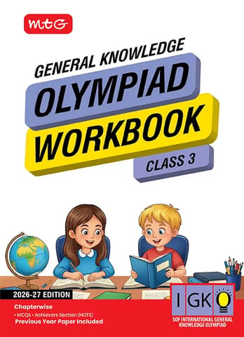 MTG International General Knowledge Olympiad (IGKO) Workbook Class 3 | Latest Edition