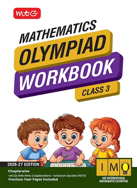 MTG International Mathematics Olympiad (IMO) Workbook Class 3 | Latest Edition