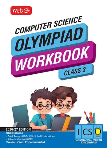 MTG International Computer Science Olympiad (ICSO) Workbook Class 3 | Latest Edition