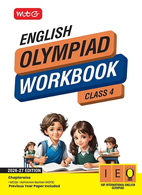 MTG International English Olympiad (IEO) Workbook Class 4 | Latest Edition