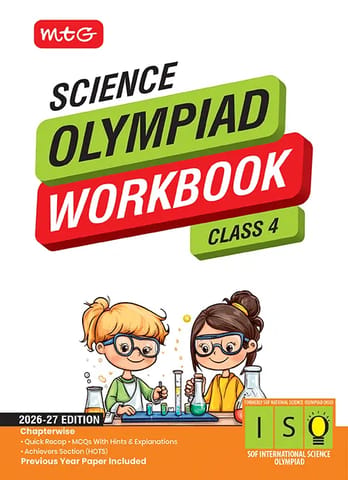 MTG International Science Olympiad (ISO) Workbook Class 4 | Latest Edition