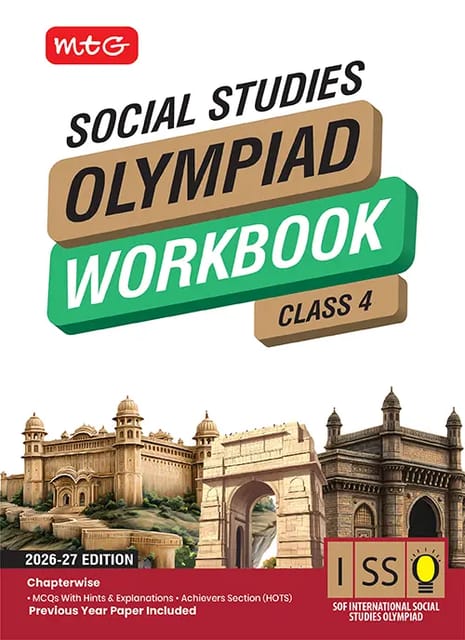 MTG International Social Studies Olympiad (ISSO) Workbook Class 4 | Latest Edition