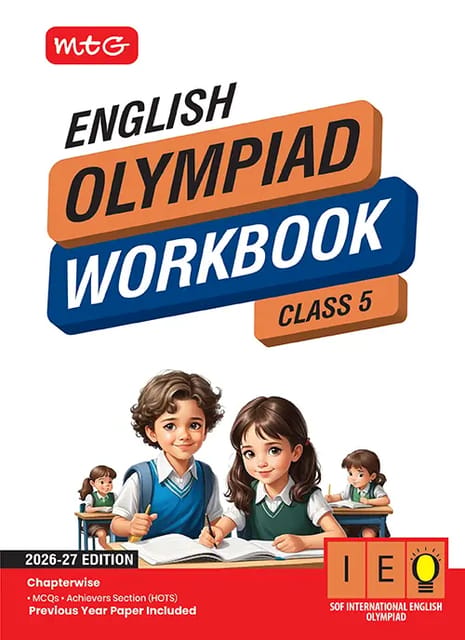 MTG International English Olympiad (IEO) Workbook Class 5 | Latest Edition