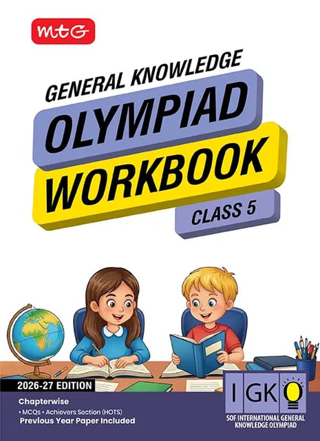 MTG International General Knowledge Olympiad (IGKO) Workbook Class 5 | Latest Edition