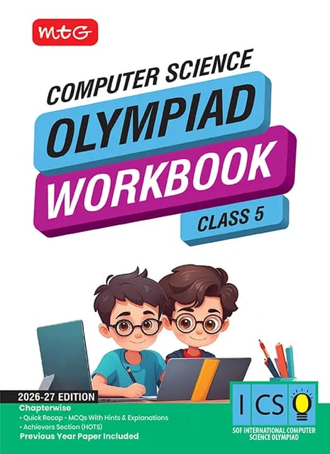 MTG International Computer Science Olympiad (ICSO) Workbook Class 5 | Latest Edition